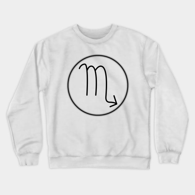 Scorpio Crewneck Sweatshirt by Study With The Pack